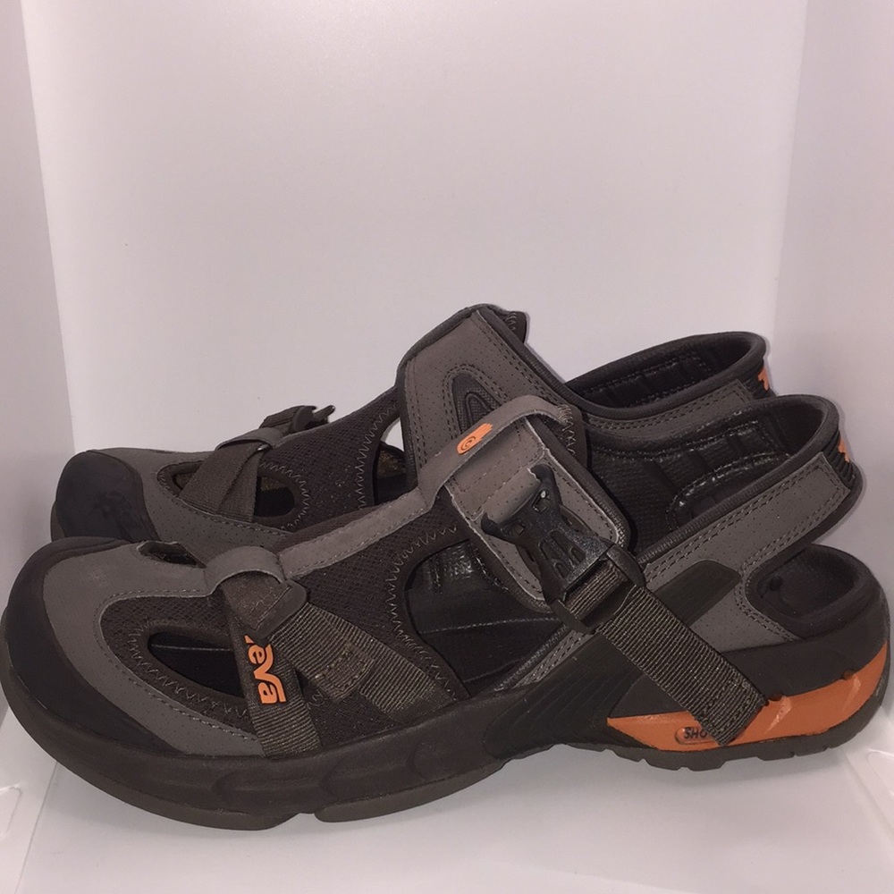 Teva Itunda 4140 Men’s Sandals Closed Toe Water Shoes Turkish Coffee Siz…